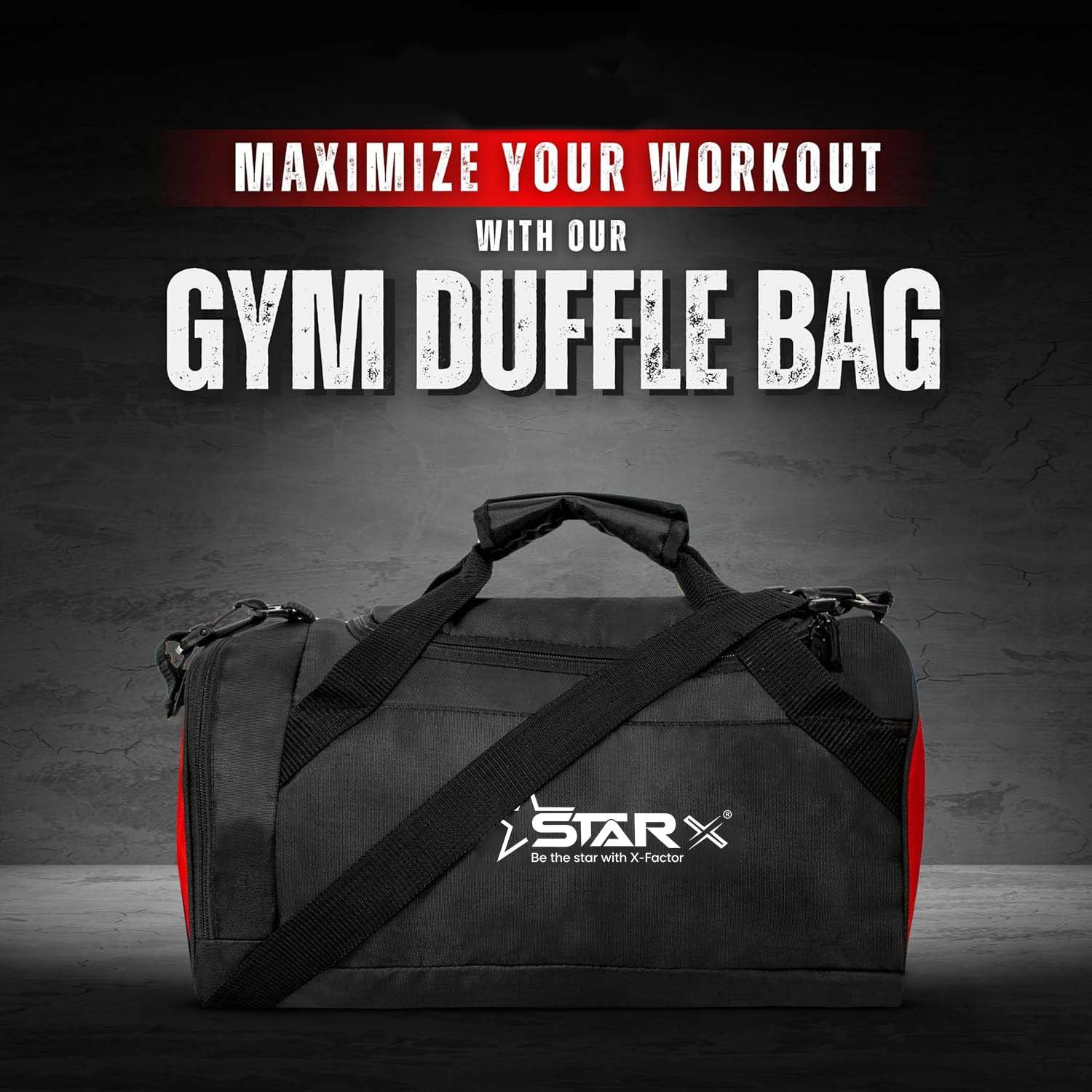 Gym Duffel Bag with Separate Compartment for Men and Women – Ideal for Travel, Sports and Workout