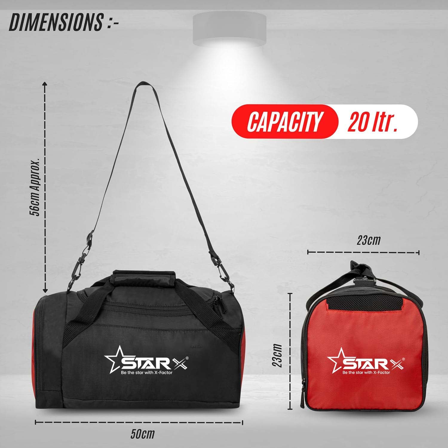 Gym Duffel Bag with Separate Compartment for Men and Women – Ideal for Travel, Sports and Workout