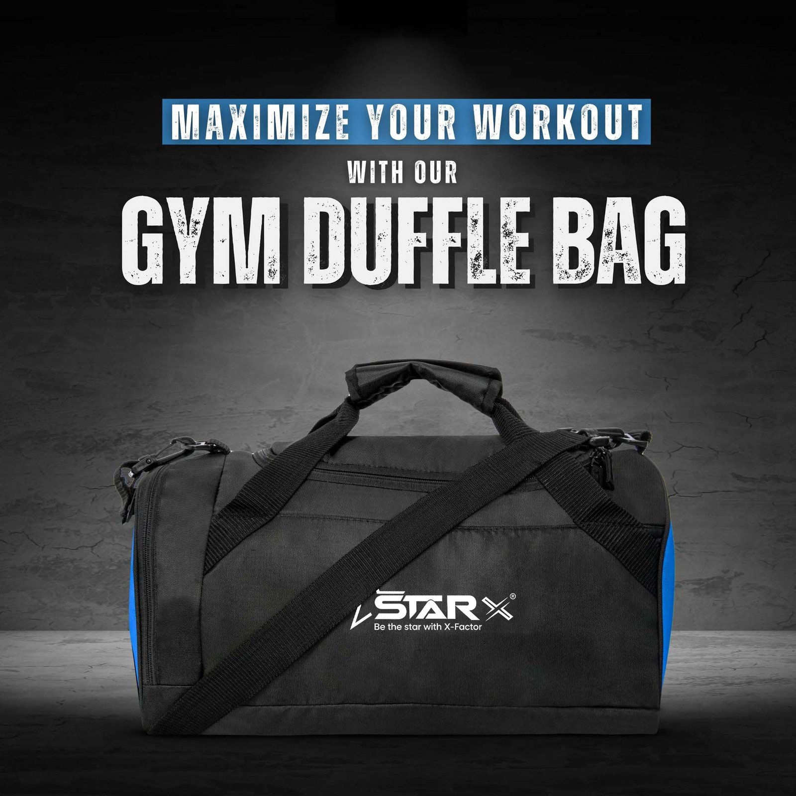 Gym Duffel Bag with Separate Compartment for Men and Women – Ideal for Travel, Sports and Workout