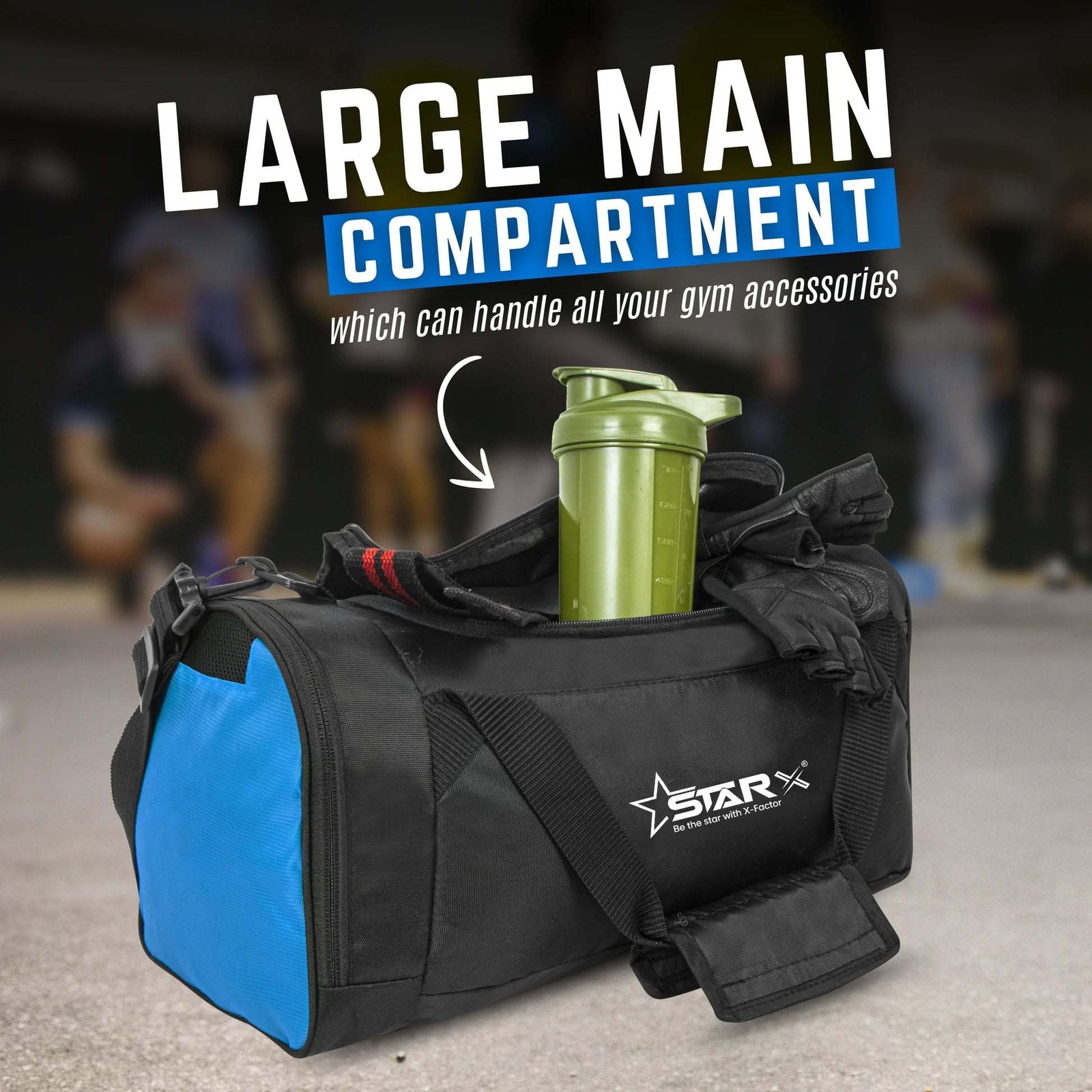 Gym Duffel Bag with Separate Compartment for Men and Women – Ideal for Travel, Sports and Workout