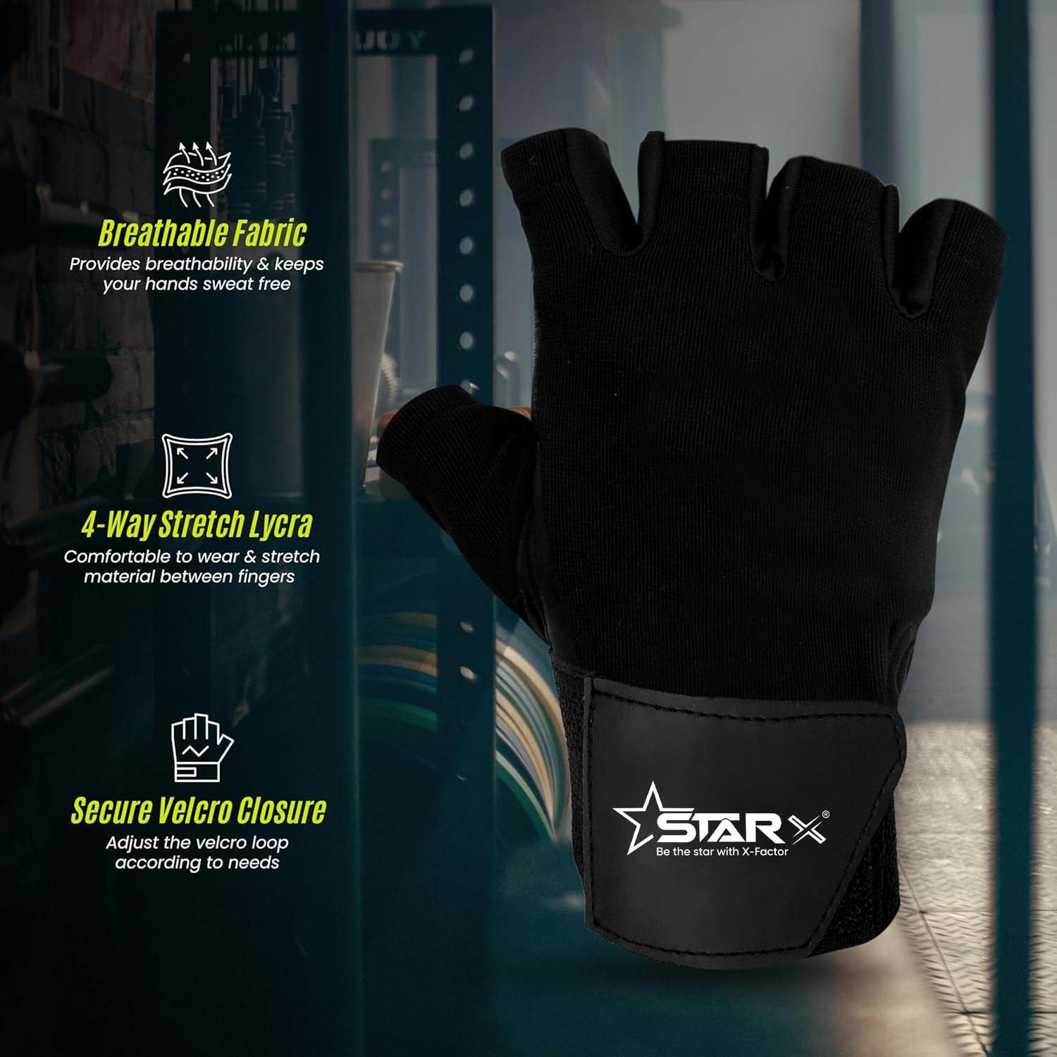 Premium Quality Gym & Fitness Gloves for Weightlifting – Ideal for Men/Women