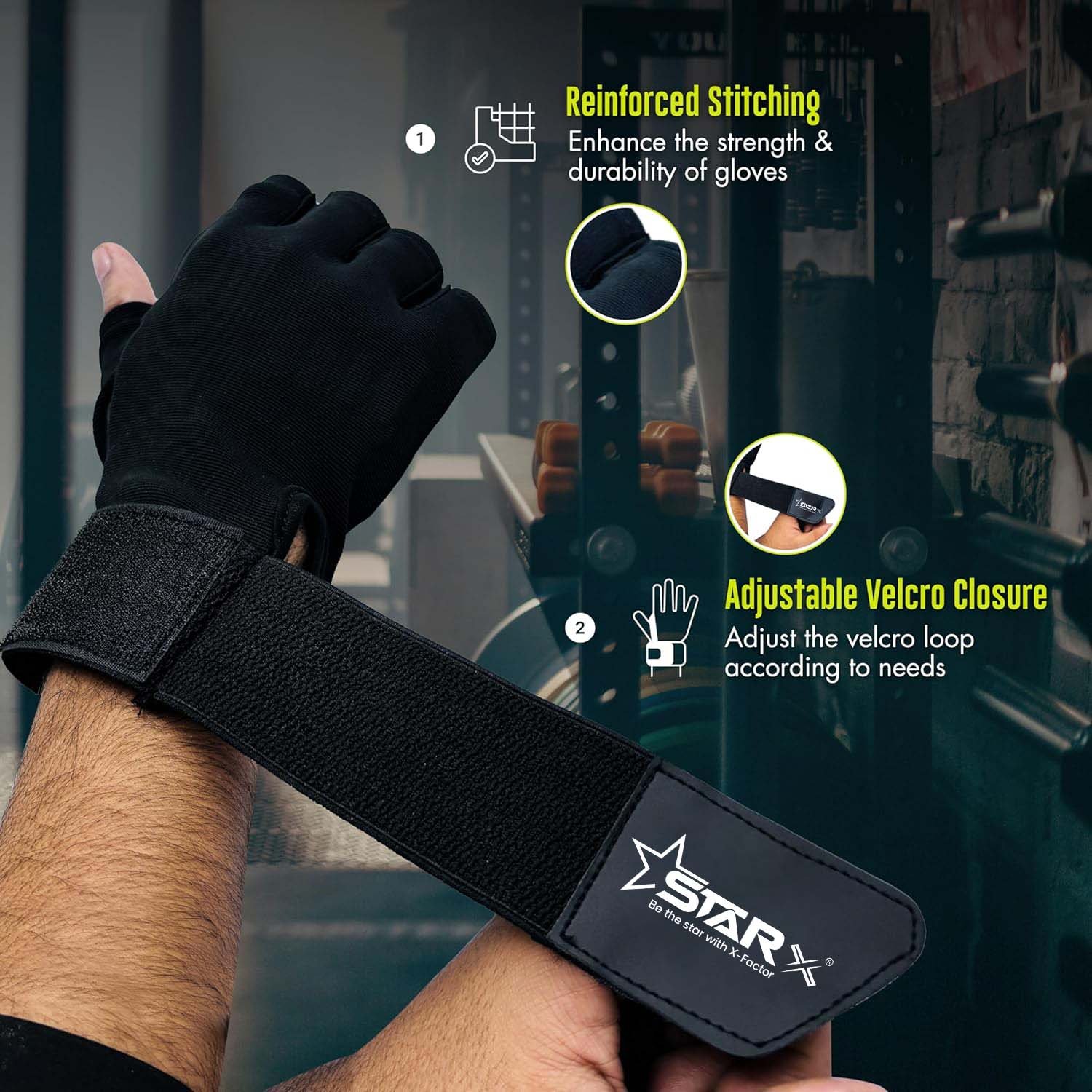 Premium Quality Gym & Fitness Gloves for Weightlifting – Ideal for Men/Women