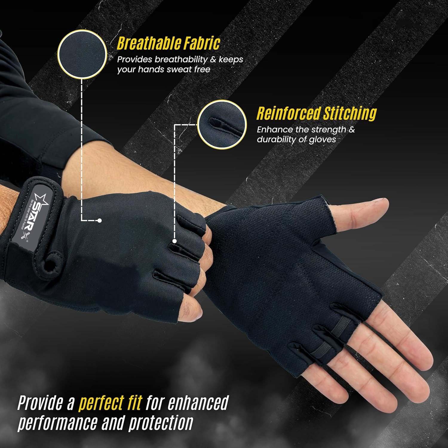 Premium Quality Gym Gloves for Weightlifting - Ideal for Men/Women