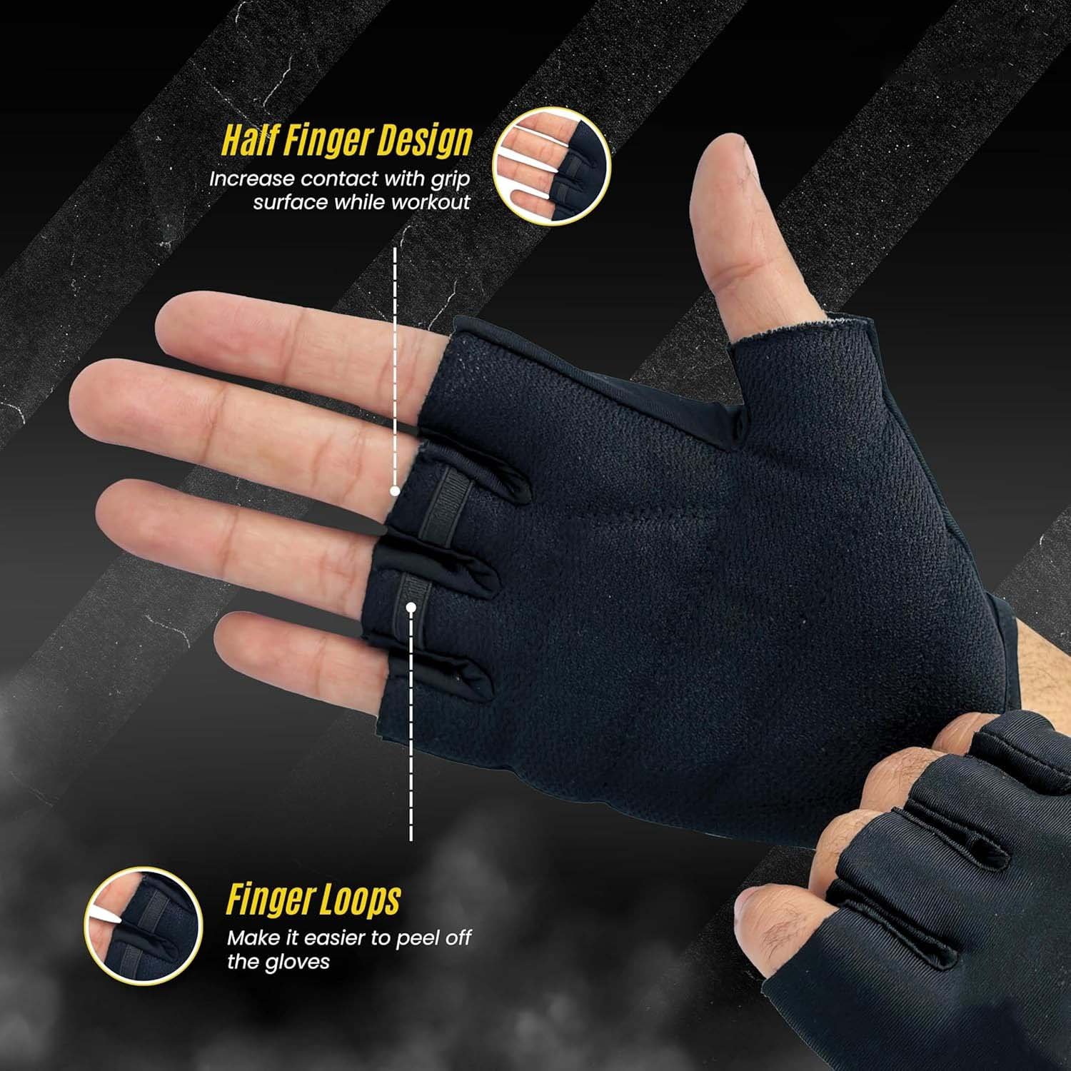 Premium Quality Gym Gloves for Weightlifting - Ideal for Men/Women