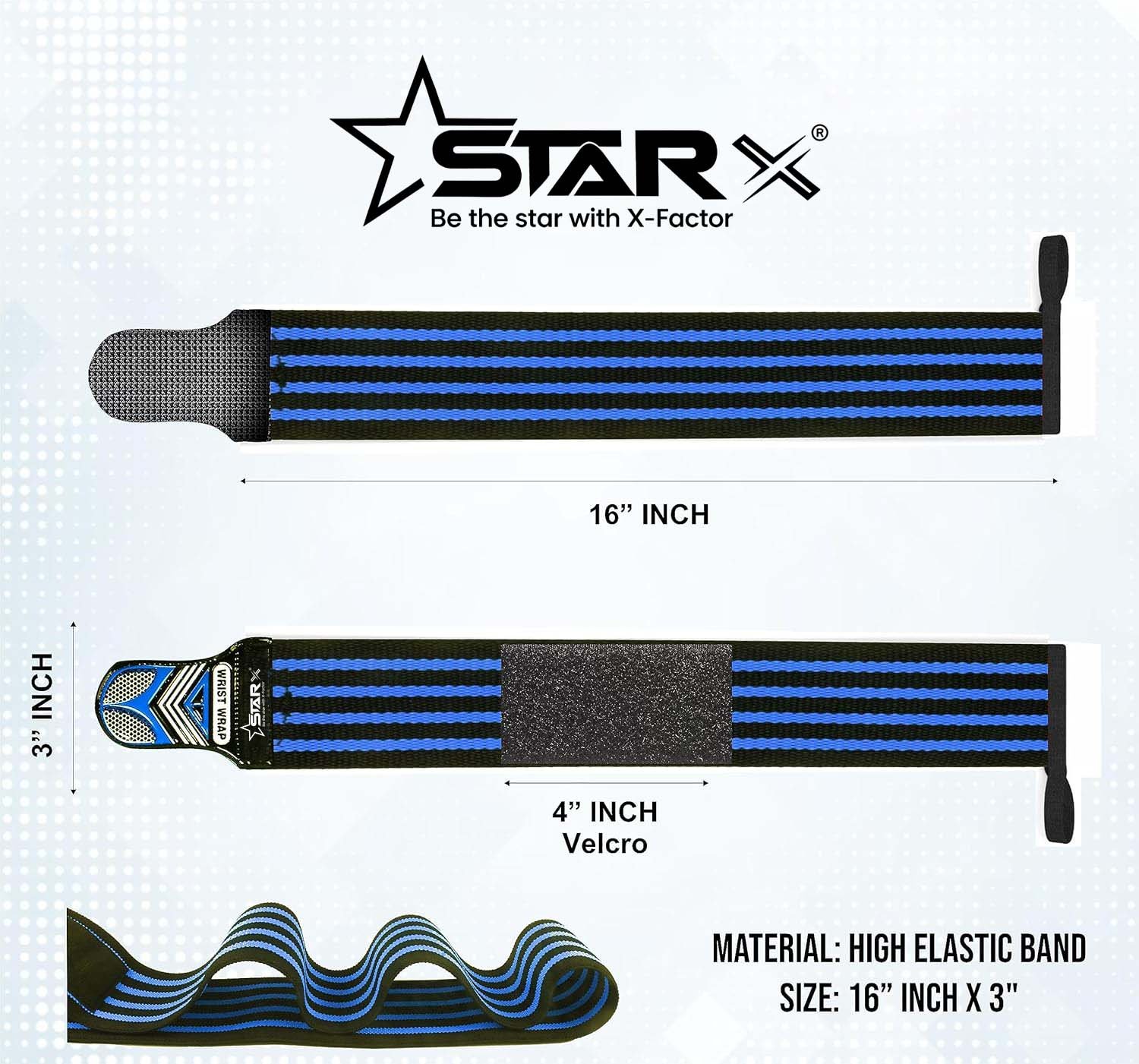 Wrist Wraps for Weightlifting, Running, Biking - Ideal for Men & Women
