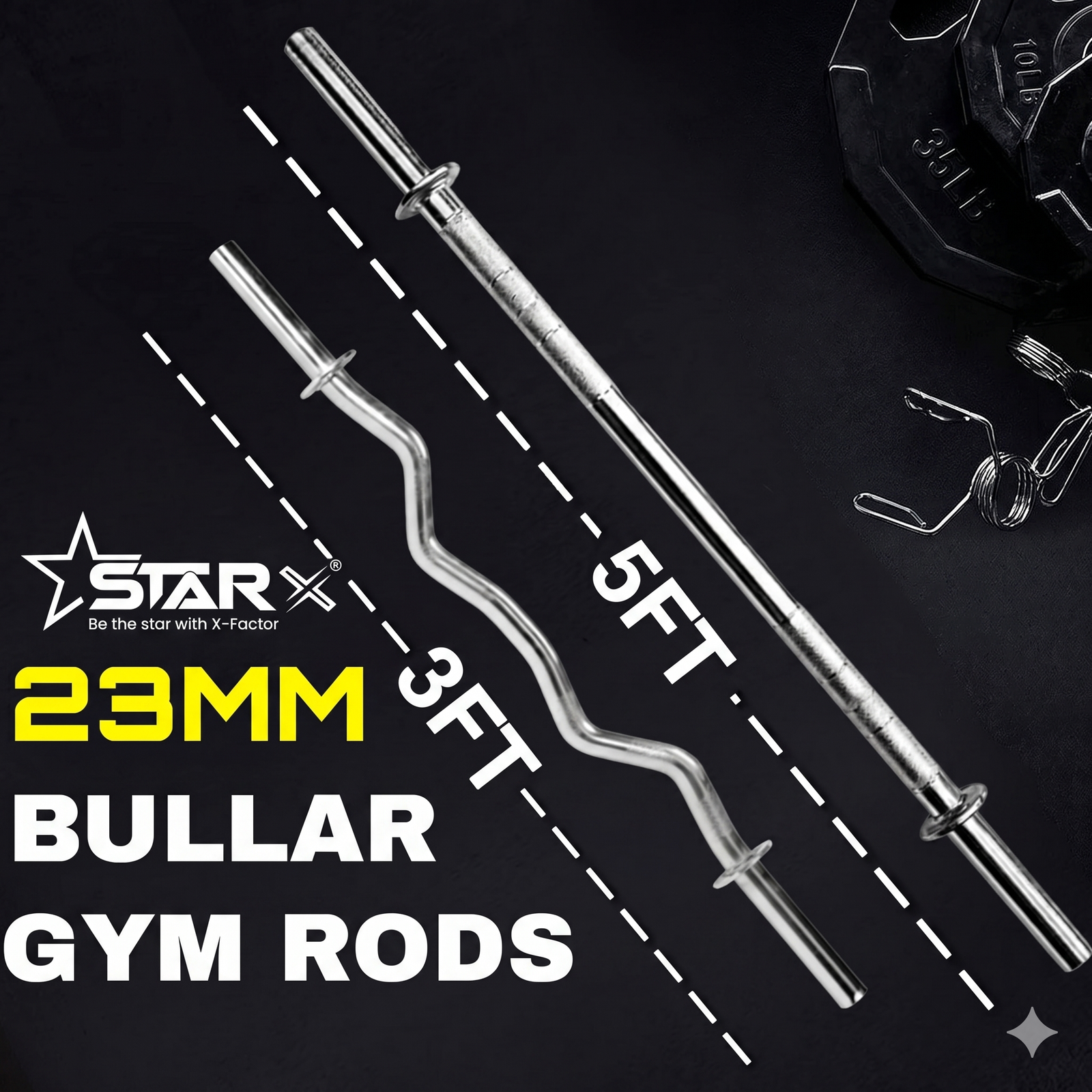 Squat Rack + Adjustable Bench Combo with Rubber Weight Plates & Dumbbell Rods