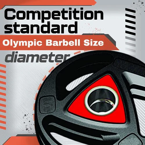 Olympic Barbell Weight Plates (51mm) - Metal Integrated